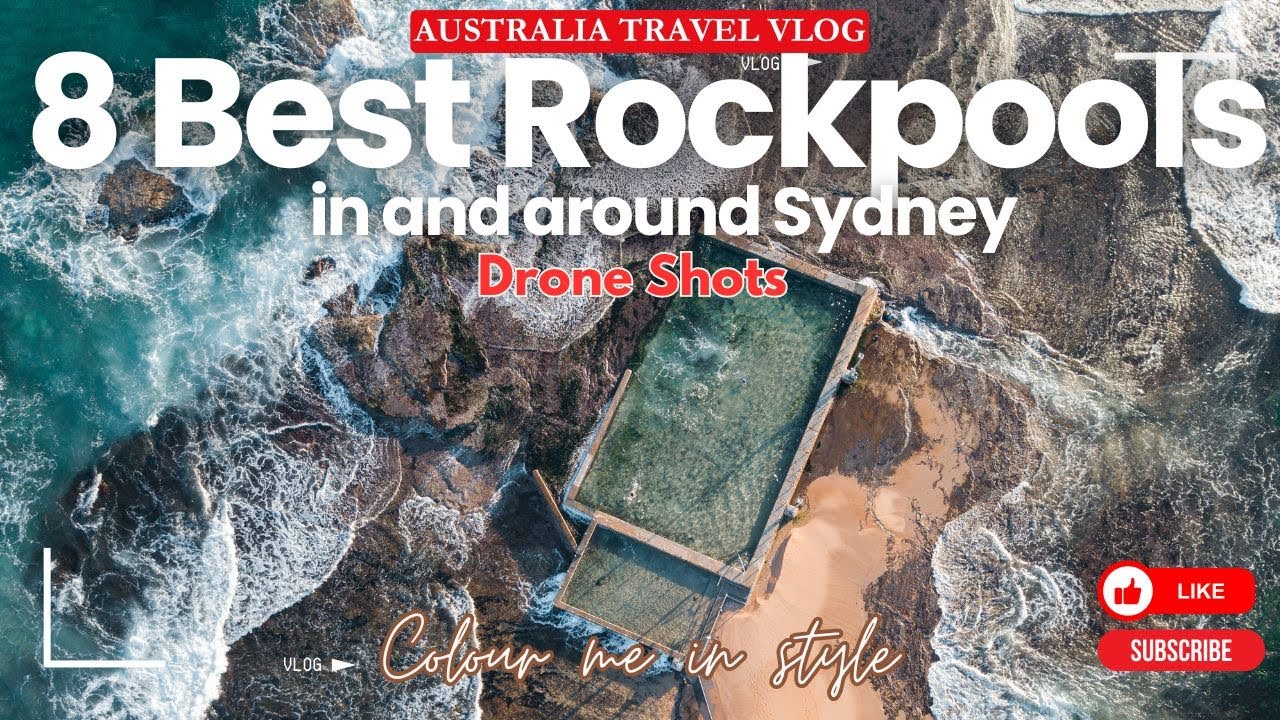 8 Stunning Rock Pools in and around Sydney | Scenic Australia #australiavlog #rockpools #dronevideo