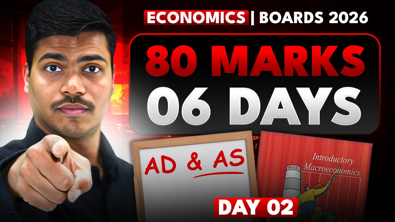 Day 2 AD & AS Determination of income & Emp. Exam Gap Revision | Class 12 Economics Board exam 2026