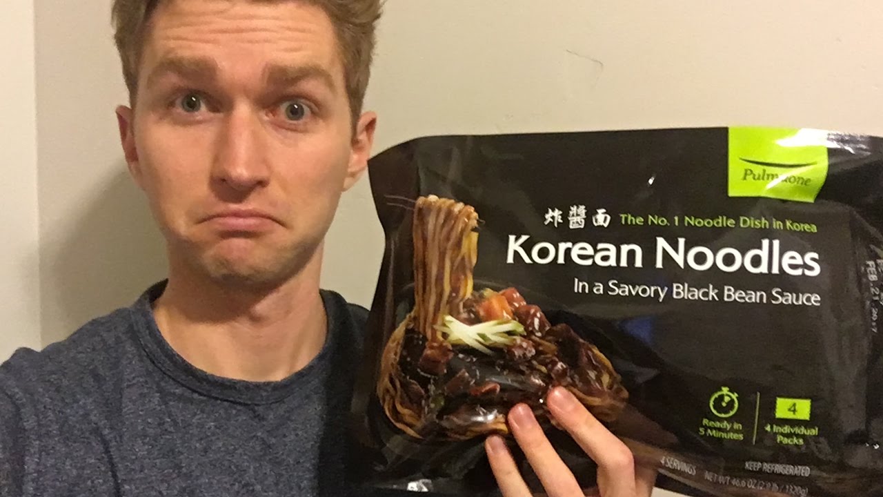 짜장면 먹어본 미국 친구들의 반응! 미국 코스트코에서 발견한 짜장면!
