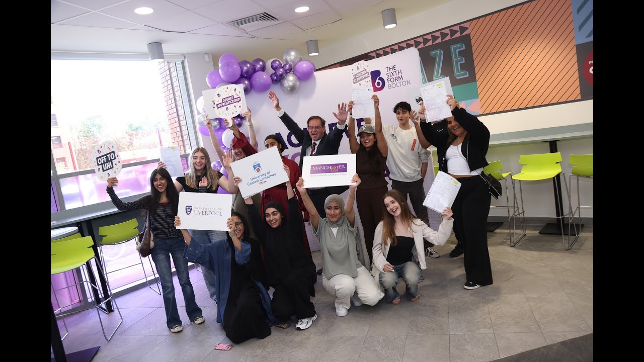 The Sixth Form Bolton Results Day 2025