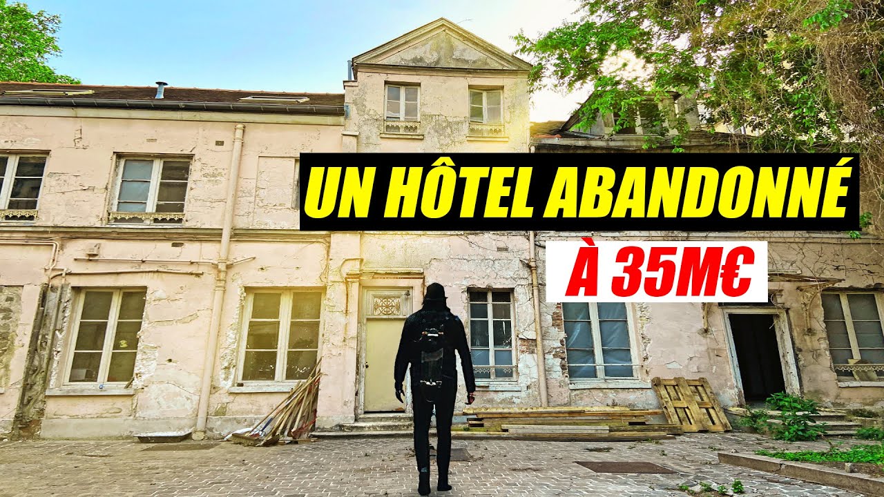 J'EXPLORE UN HÔTEL ABANDONNÉ À 35M€ à Paris !! mais la police débarque..🚔