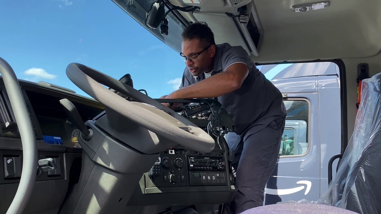 2021 Volvo Truck (ELD) Electronic Logging Devices Installation Video 2/3