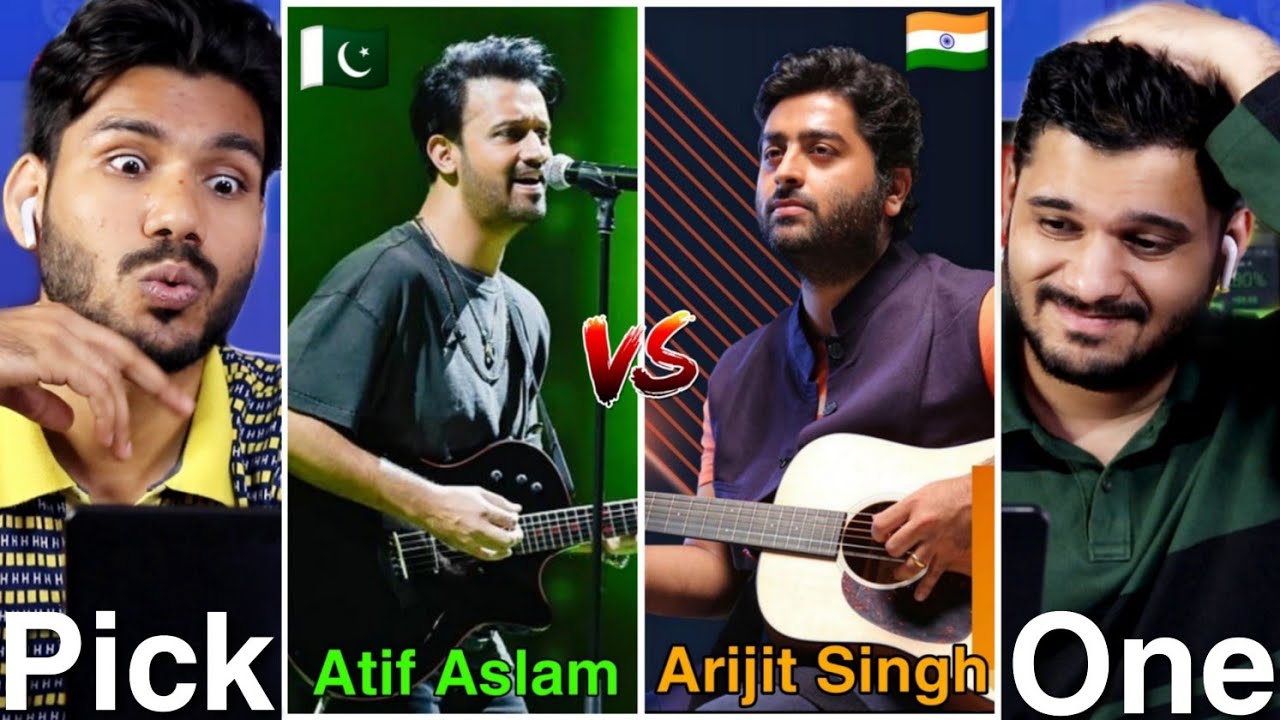 Battle of Voice - India vs Pakistan Singers Choose One Challange