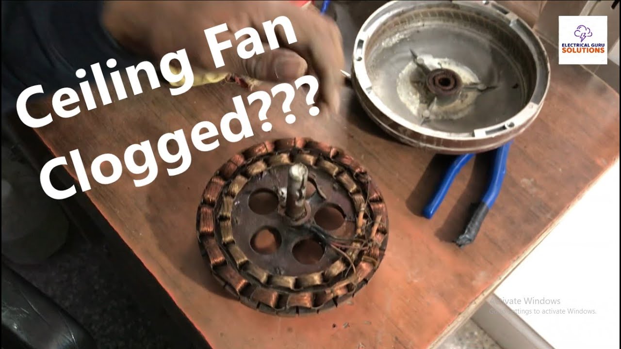 Ceiling Fan Repair | Clogged Fan | पंखा कैसे ठीक करे | Electrical Guru