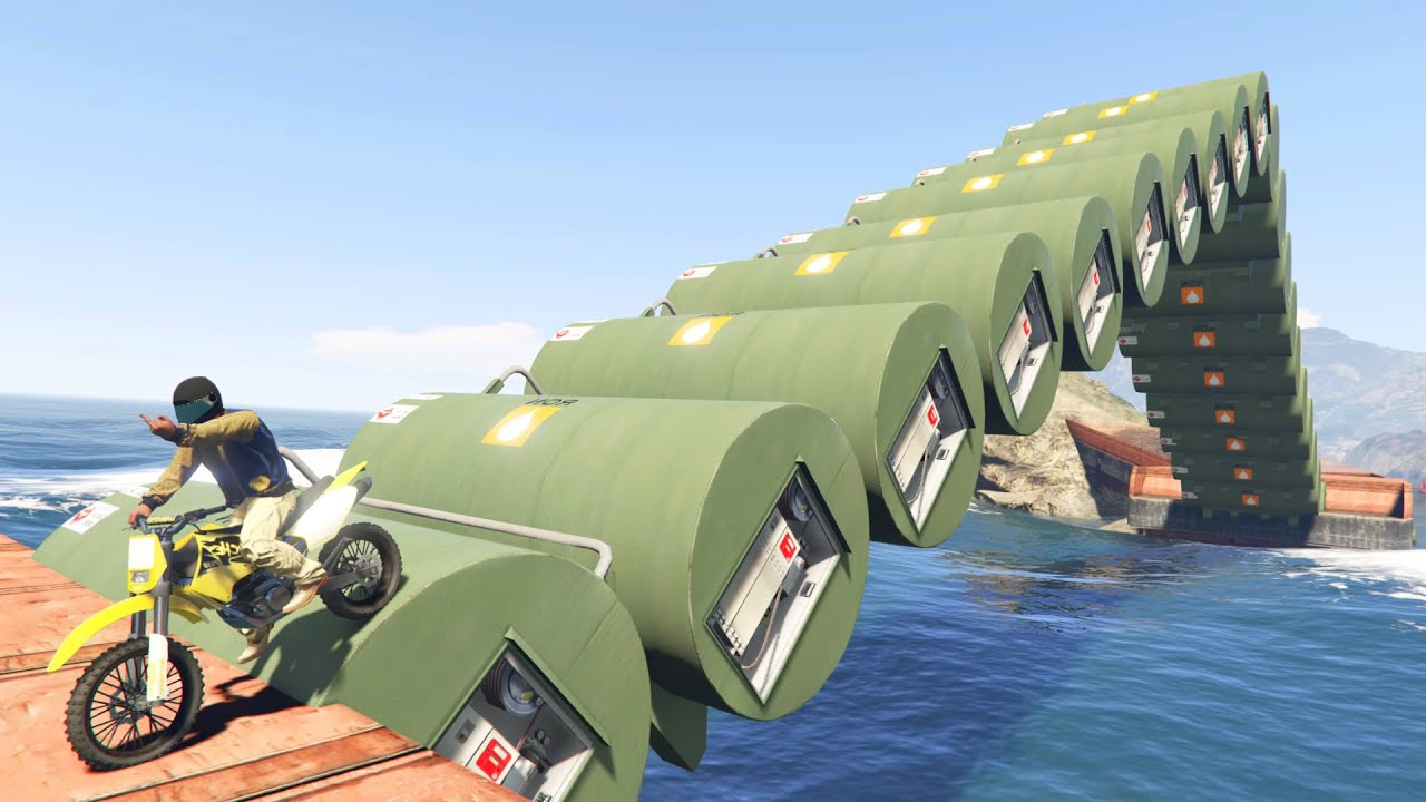 GÉANT PONT VERT !!! GTA 5 ONLINE
