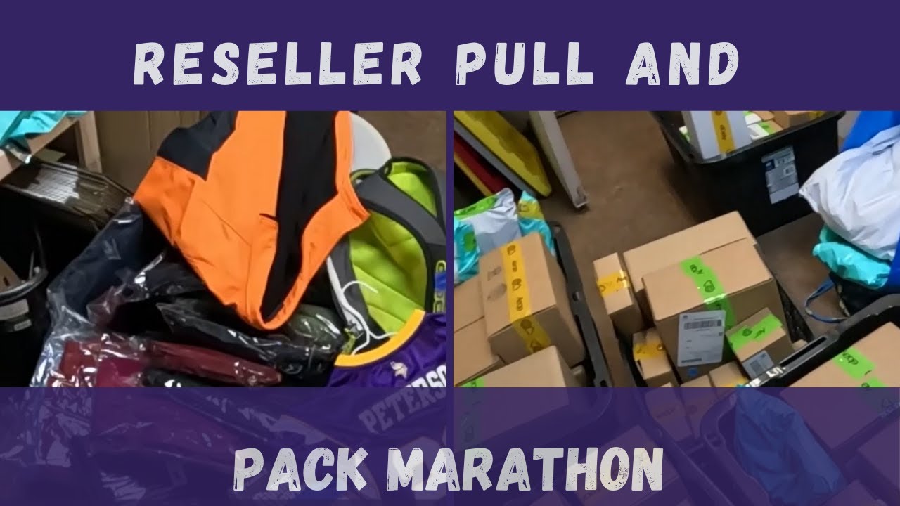 Back From Vacation to 80 Sales! Reseller Pull & Pack Marathon