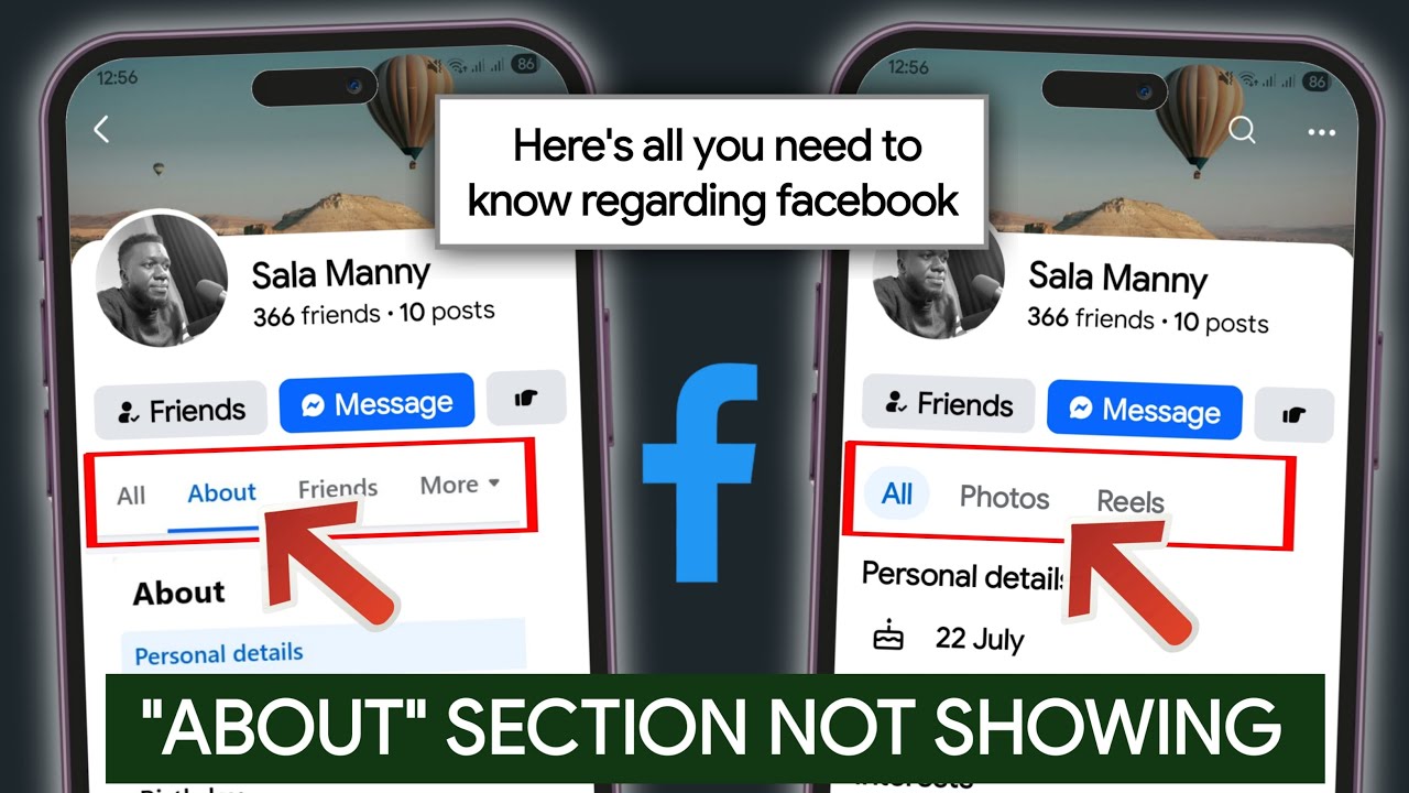 Раздел &laquo;О себе&raquo; не отображается в Facebook | Как увидеть раздел &laquo;О себе&raquo; в профиле Facebook, если...
