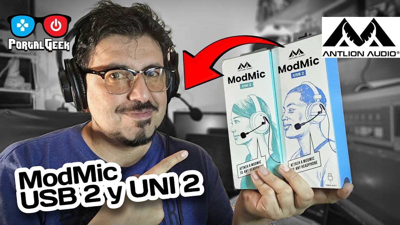 Unos Micrófonos para diadema muy Pro  /  Modmic USB 2 y UNI 2 de Antlion Audio
