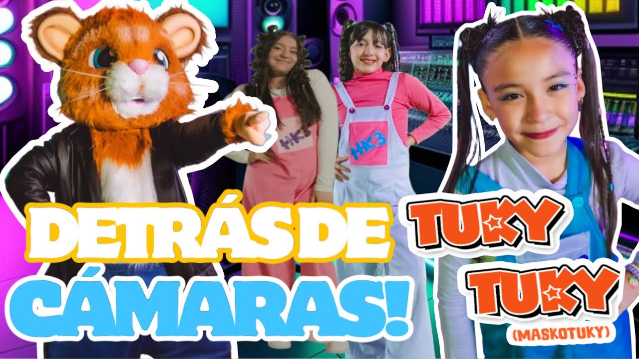 ASÍ GRABAMOS EL VIDEO DE TUKY TUKY ​| DETRÁS DE CAMARAS 🐹📹