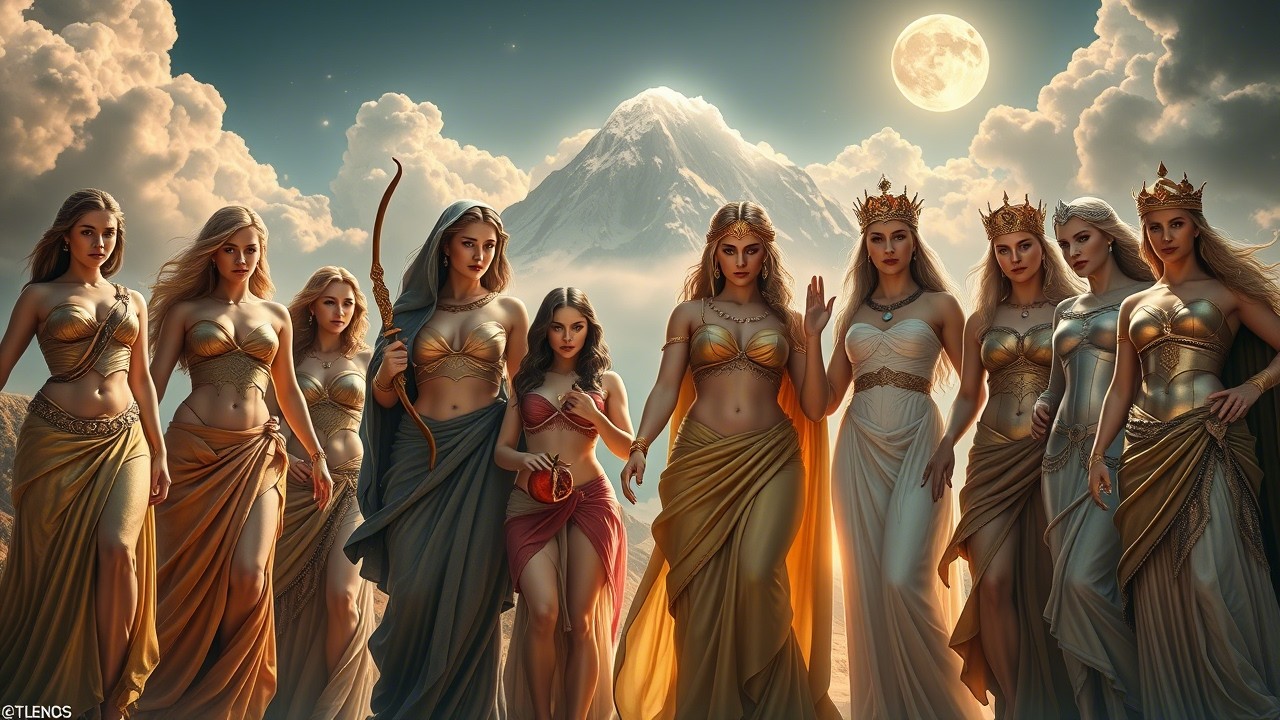 Diosas griegas que combinaban belleza y poder letal #historia #antiguagrecia #antiguagrecia