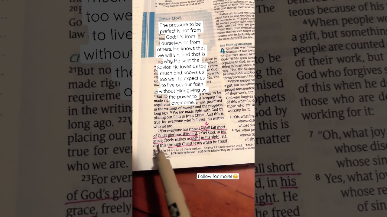 Perfection is not realistic or possible, but perseverance till the end is. #bible #scripture #shorts