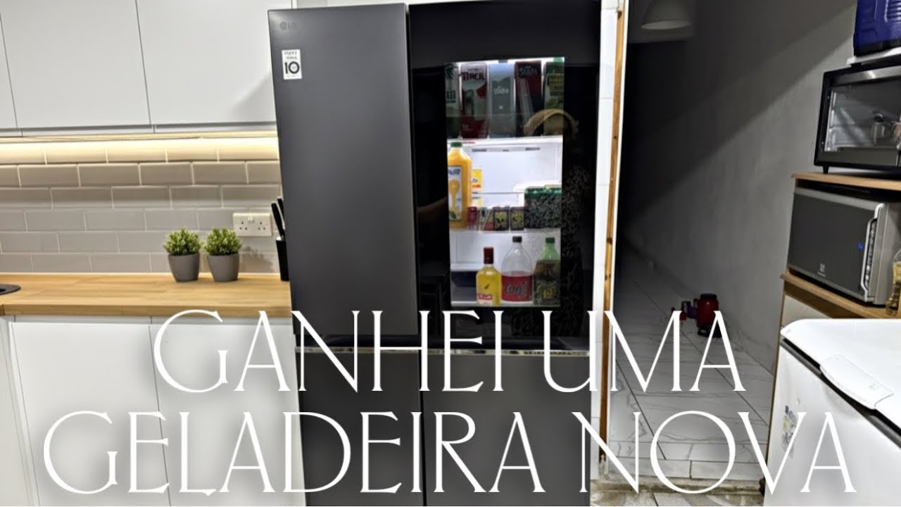 A GELADEIRA DOS SONHOS CHEGOU! LG Side by Side Black Inox 647L — Tecnologia, Luxo e Design em Um Só!