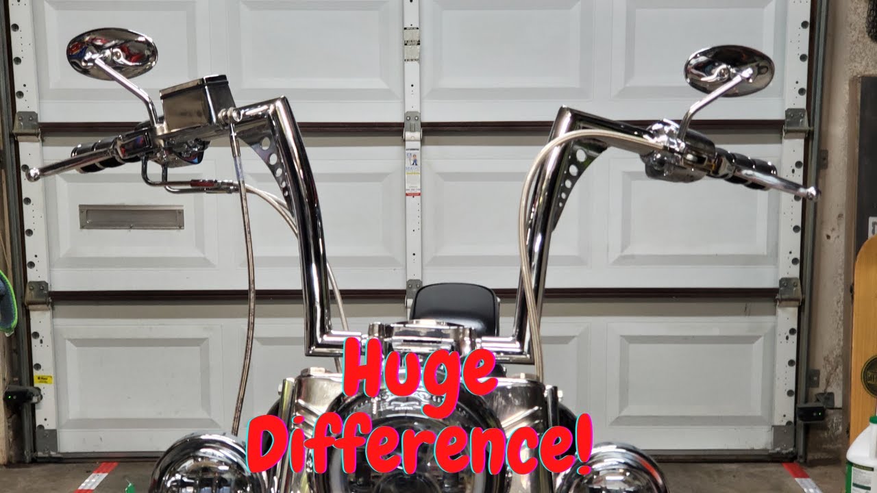 Harley Fat boy 12 inch ape hanger review