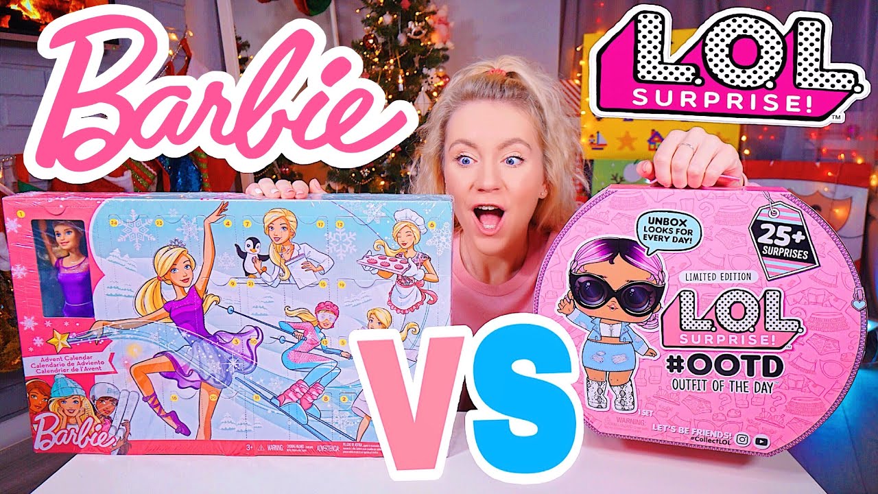БАРБИ против ЛОЛ 😍 БИТВА АДВЕНТ-КАЛЕНДАРЕЙ! КАКОЙ ЛУЧШЕ? BARBIE vs LOL челлендж