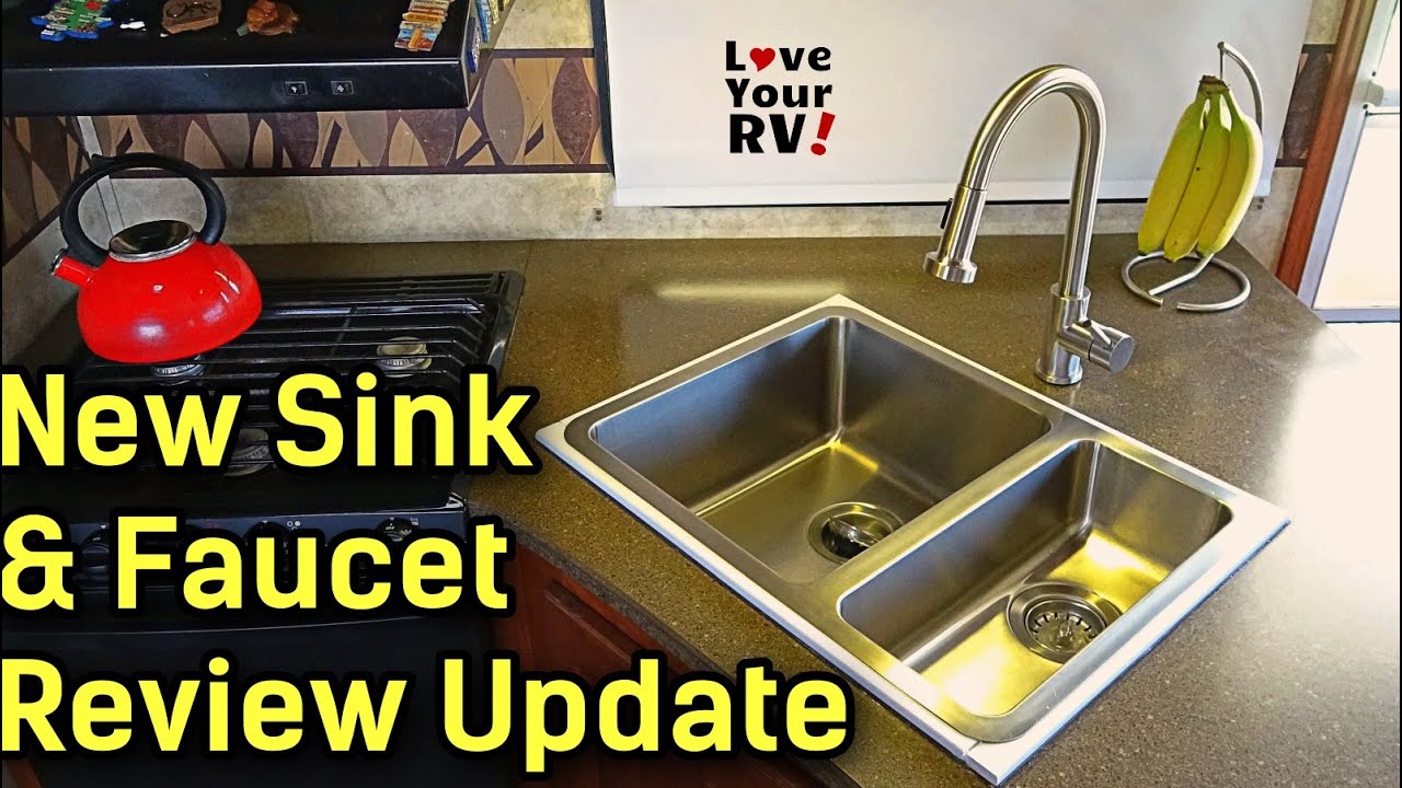Stainless RV Kitchen Sink & LCI Flow Max Faucet Update & Review