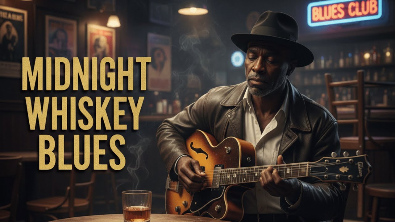 Midnight Whiskey Blues - Slow Chicago Blues for Sleepless Nights