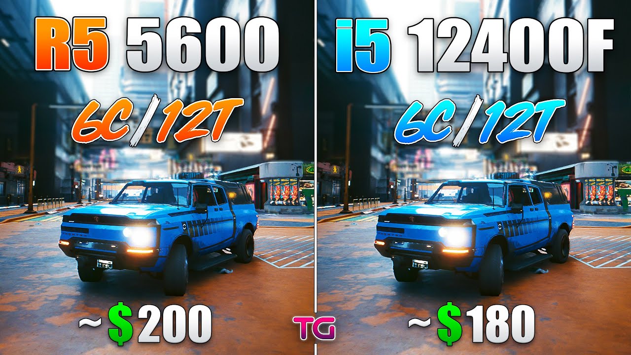 Ryzen 5 5600 vs Core i5 12400F - Test in 8 Games