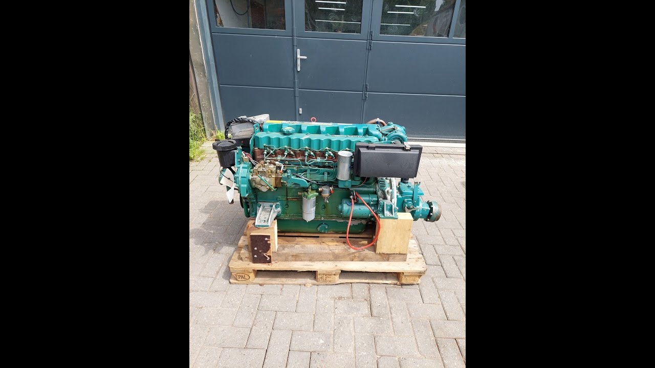 Volvo Penta TMD40a scheepsmotor met keerkoppeling (voor onderdelen)