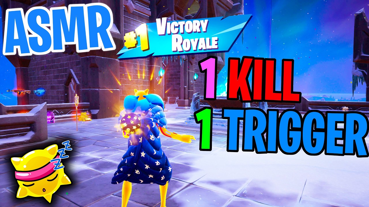 ASMR Gaming 😴 Fortnite 1 Kill = 1 Trigger Relaxing Mouth Sounds 🎮🎧 Controller Sounds + Whispering 💤