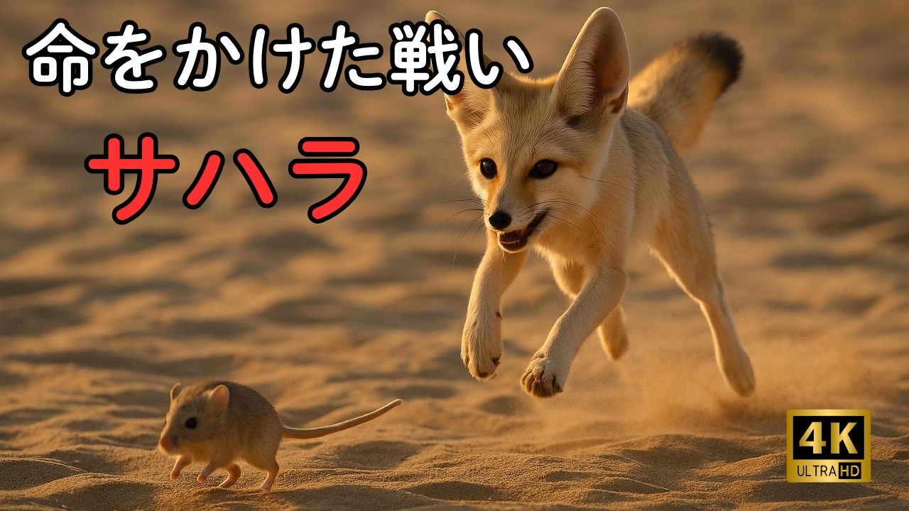 地獄のサハラ｜8種の生き物の生存の秘密