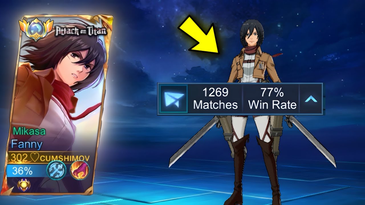 TOP GLOBAL FANNY?!😱 МИКАСА ФАННИ СОЛО РАНГ ГЕЙМПЛЕй! MOBILE LEGENDS BANG BANG