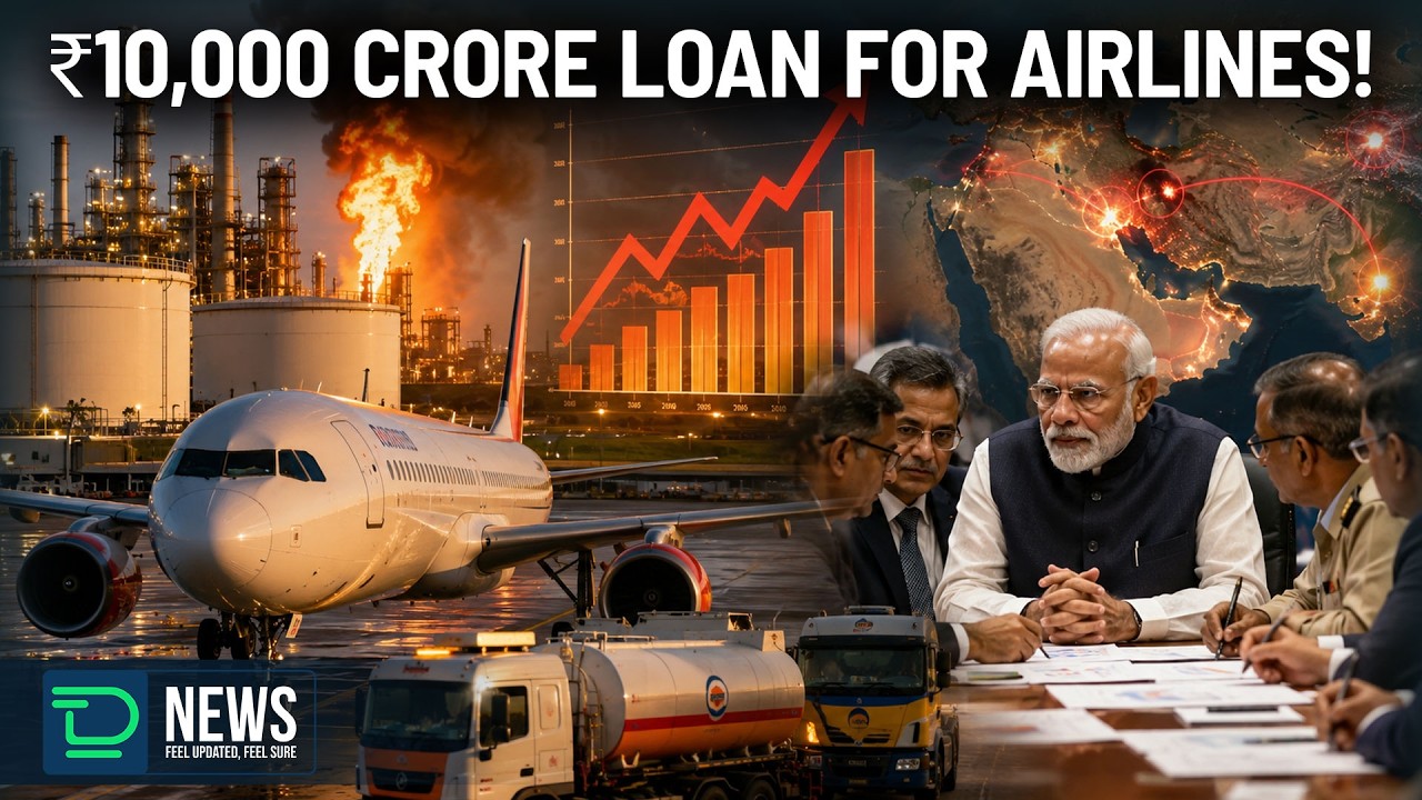 Union Government Gives loan ₹10,000 Crore Fund to Save Airlines From Fuel Price Crisis|DeafTalksNews