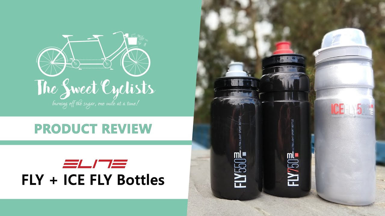 Trying out the lightest cycling water bottles on the market - Elite FLY and ICE FLY Review