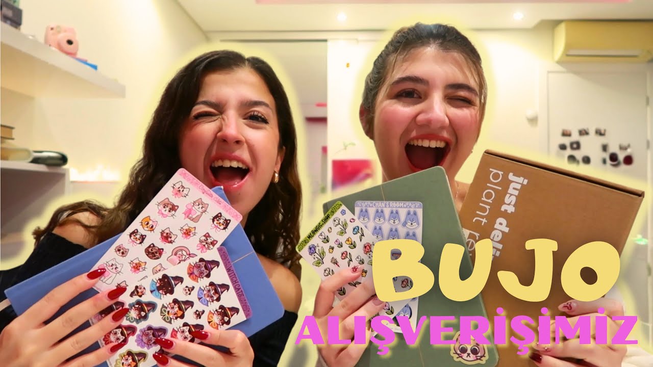 bujo konuşalım 📕| prev ajanda, yeni sticker alışverişimiz 🌟