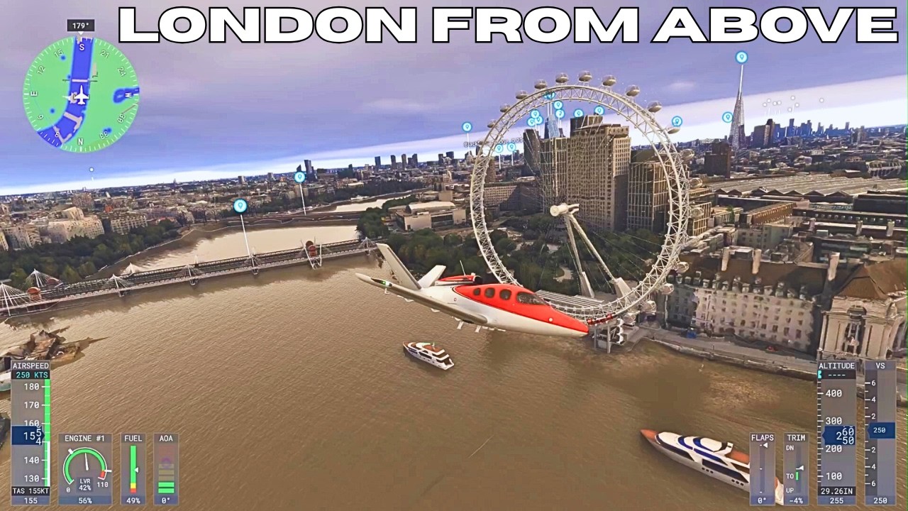 Microsoft Flight Simulator 2024 | London Free Flight Gameplay – Ultra Realistic City Tour