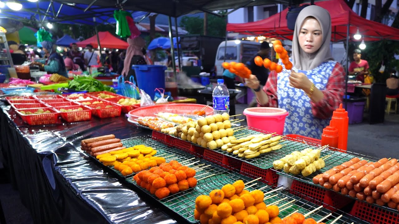 Penang Night Market Street Food Tour ~ Sungai Dua Pasar Malam ~ Gelugor Pulau Pinang Street Food