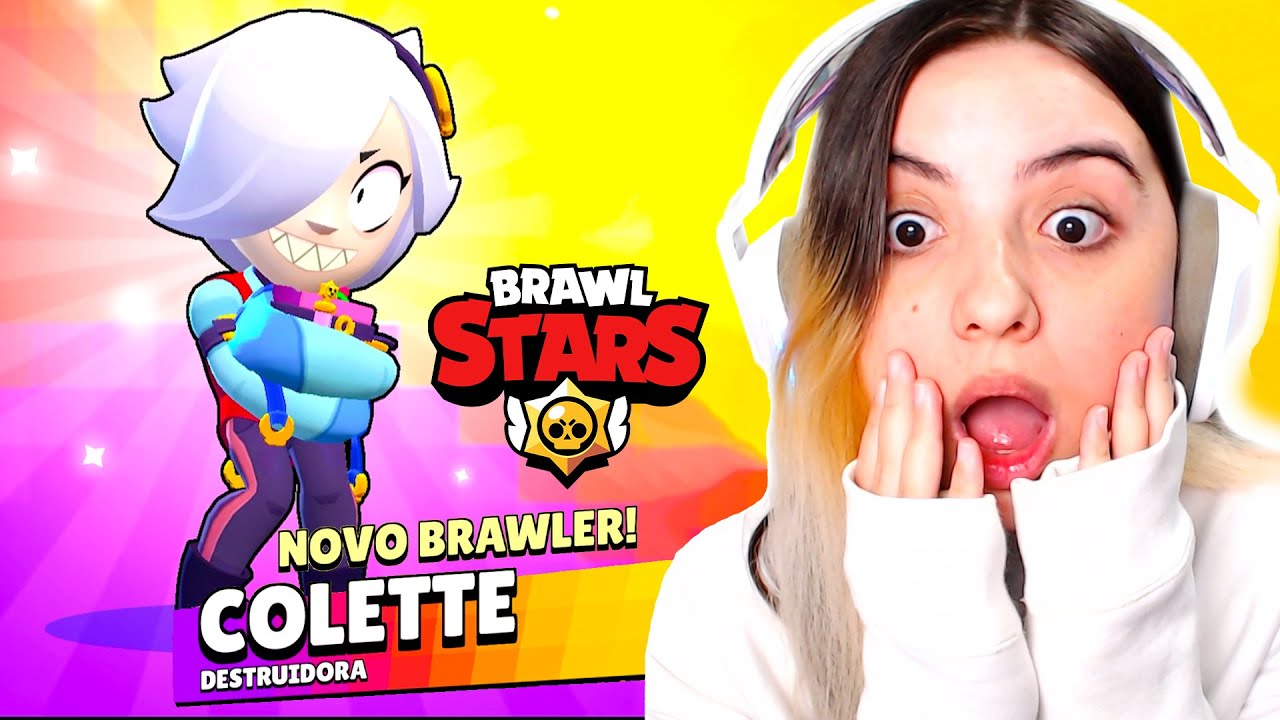 Peguei um Novo Brawler Cromático Colette no Brawl Stars