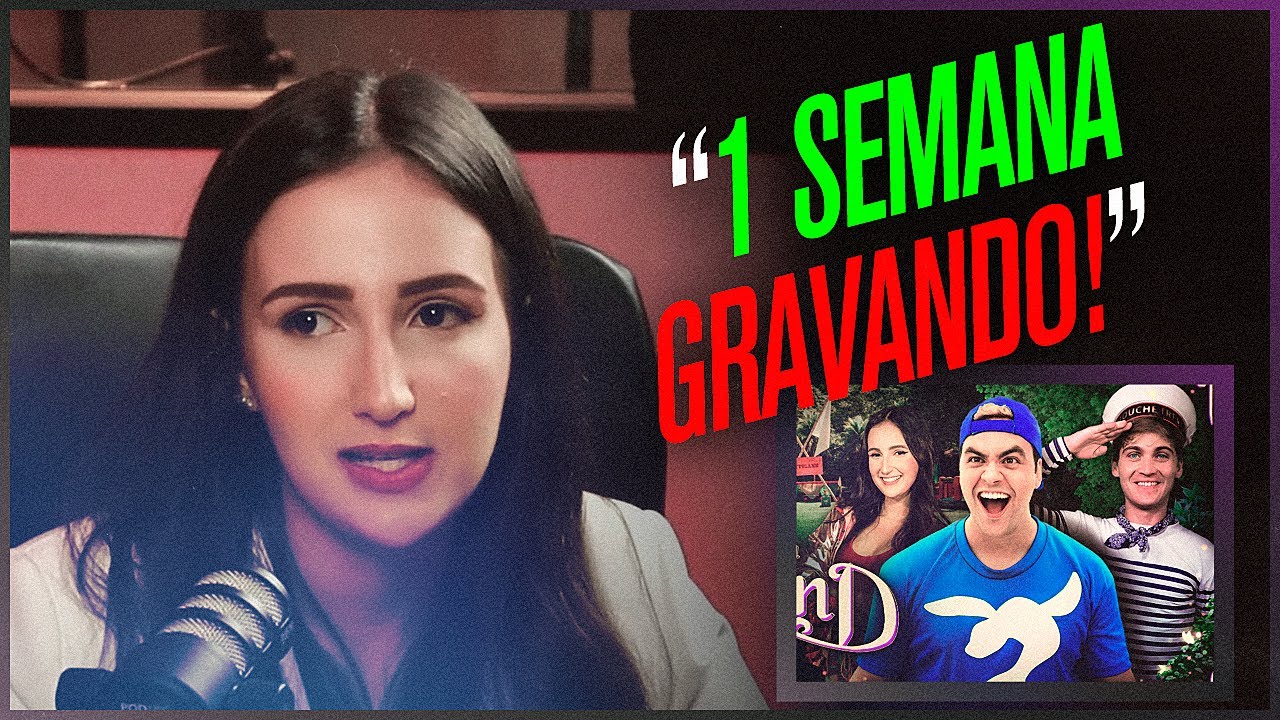 ATRIZ que interpreta a AVENTUREIRA ROXA fala sobre as GRAVAÇÕES dos FILMES do LUCCAS NETO