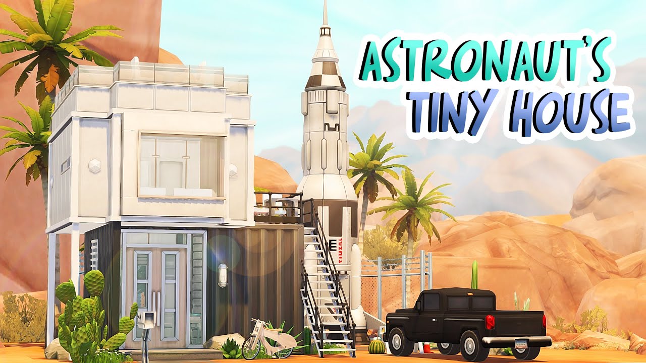 ASTRONAUT'S TINY HOUSE 🌌🪐 | The Sims 4 Speed Build