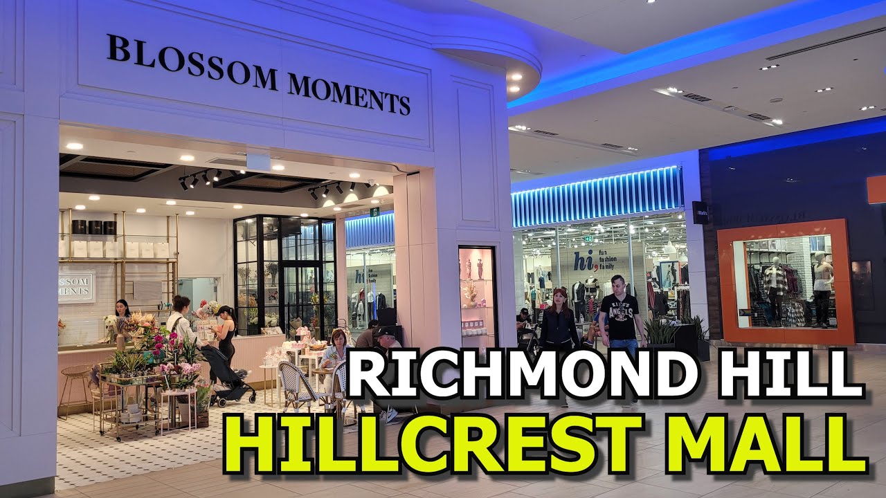 [4K] 🇨🇦 Hillcrest Shopping Centre Mall in Richmond Hill | Toronto Ontario Canada