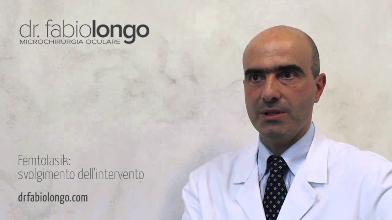 drfabiolongo.com - Femtolasik: svolgimento dell'intervento