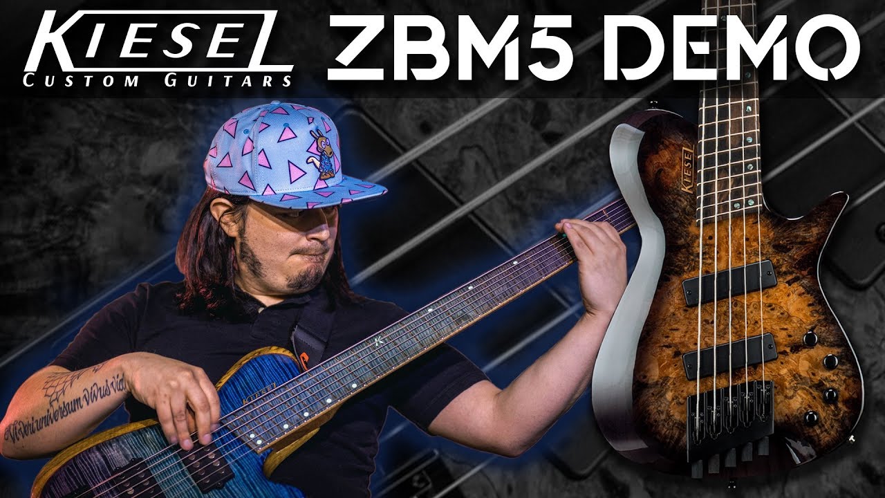 Kiesel Guitars - Zeus Multiscale Bass Demo - Kilian Duarte