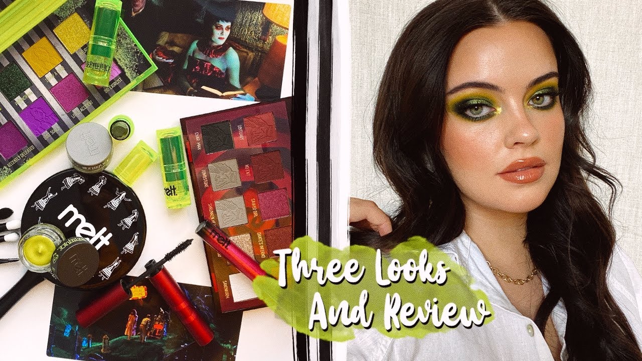 Melt Cosmetics x BEETLEJUICE Collection | 3 Looks & Review | Julia Adams