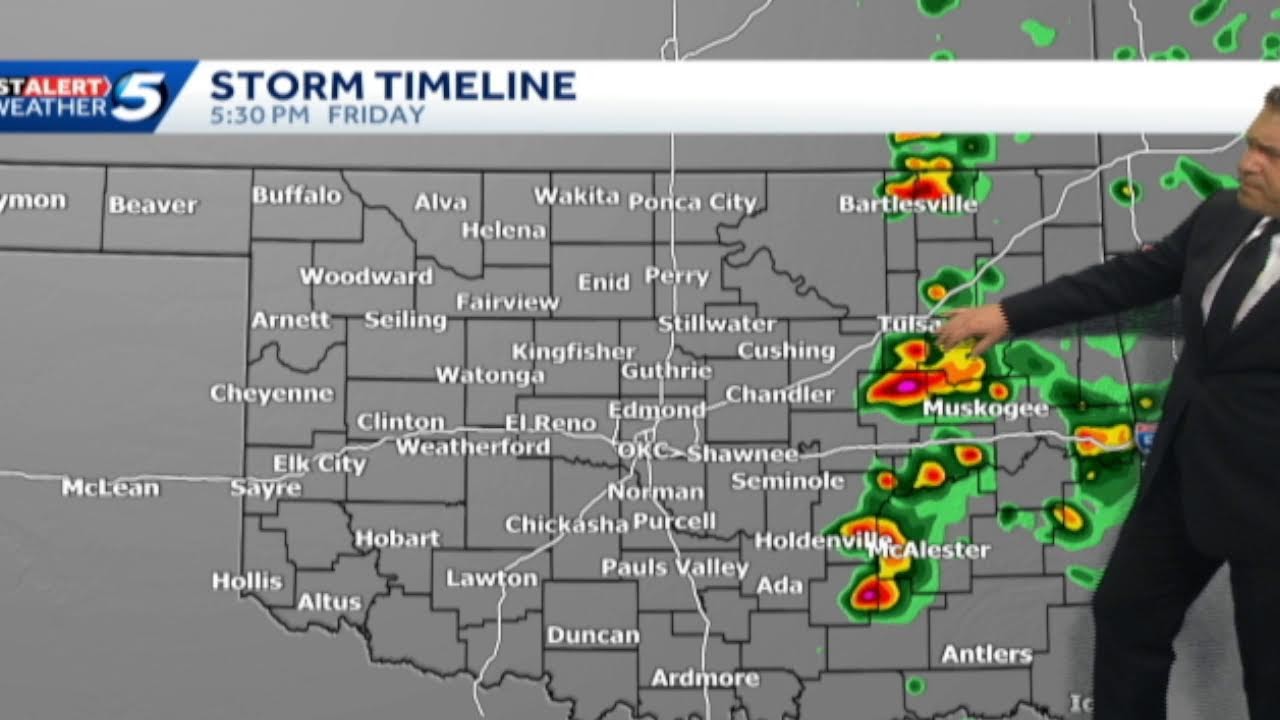 WATCH LIVE: Tornado, severe thunderstorm warnings issued for parts of Oklahoma