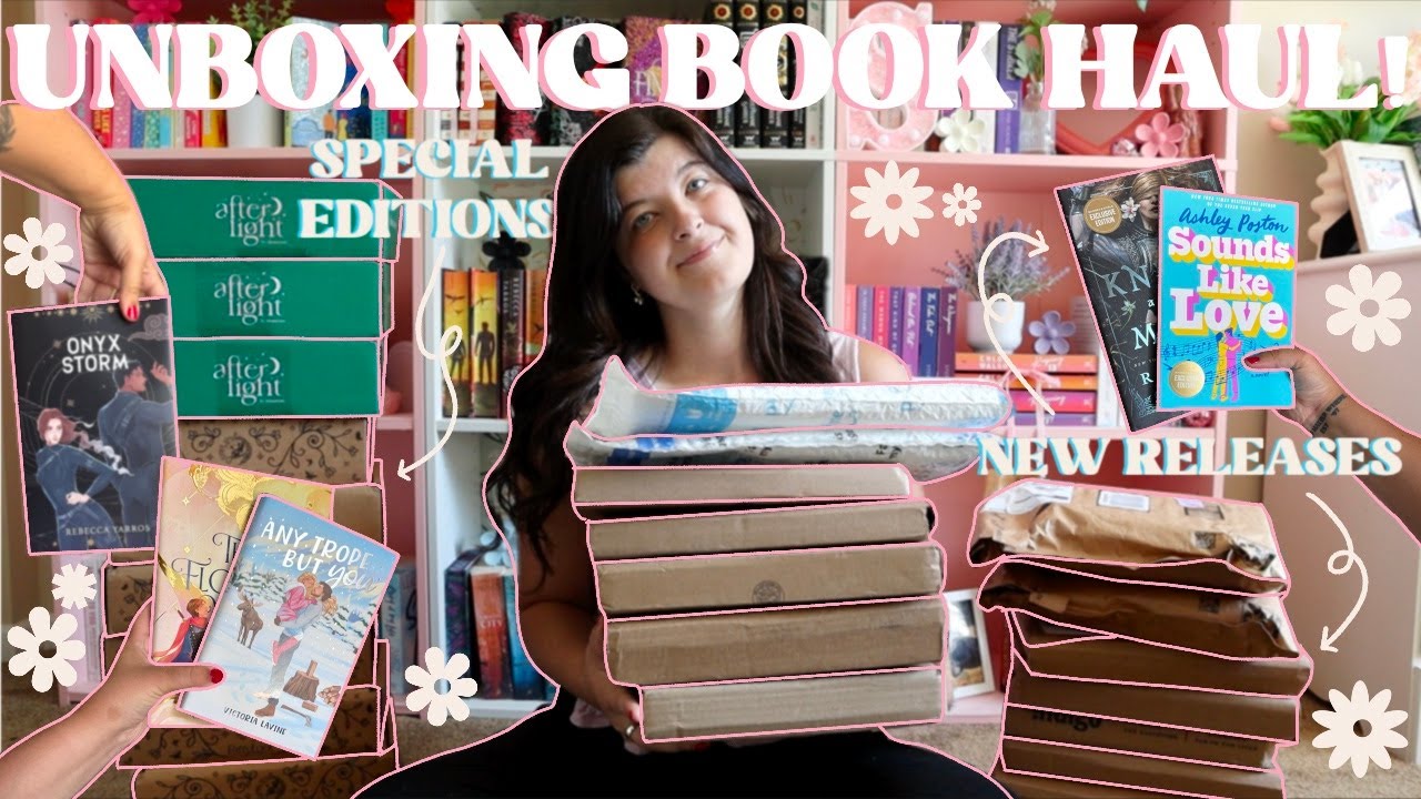 ANOTHER unboxing book haul! 📦💞 monthly book subs, special editions, new releases + more!