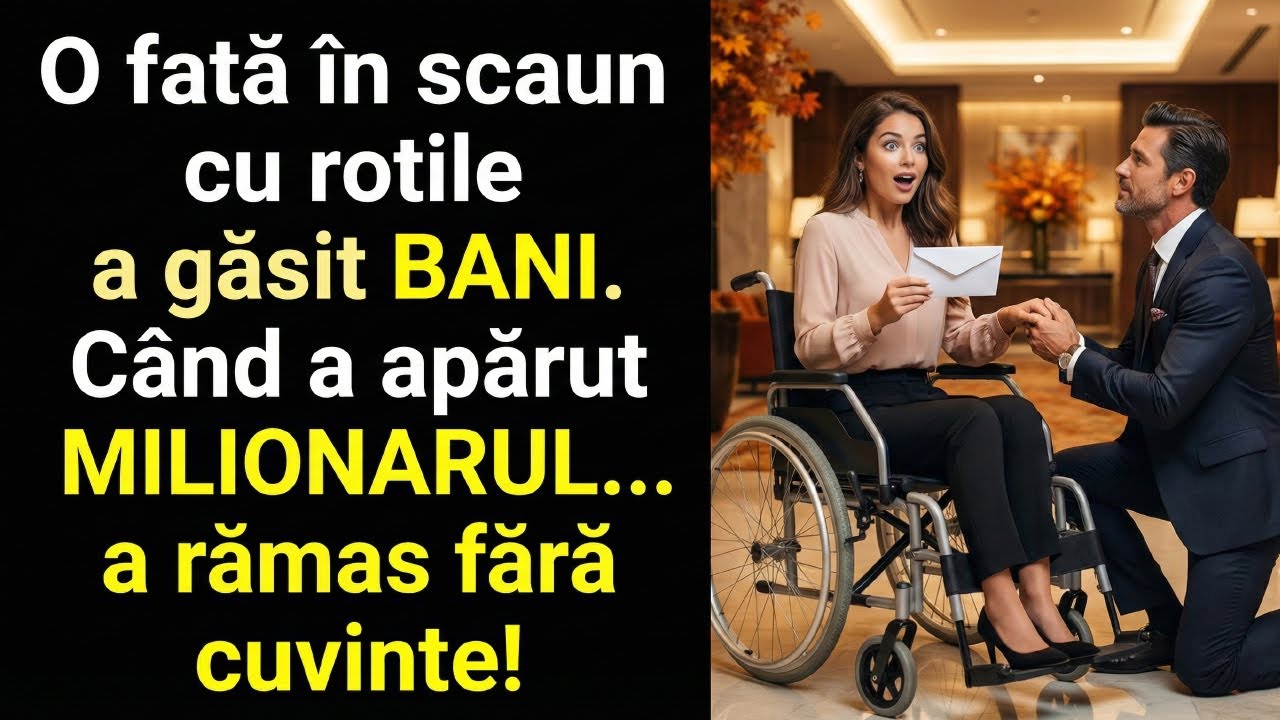O fată în scaun cu rotile a găsit un plic cu bani. L-a returnat. Peste o zi, el a îngenuncheat în...