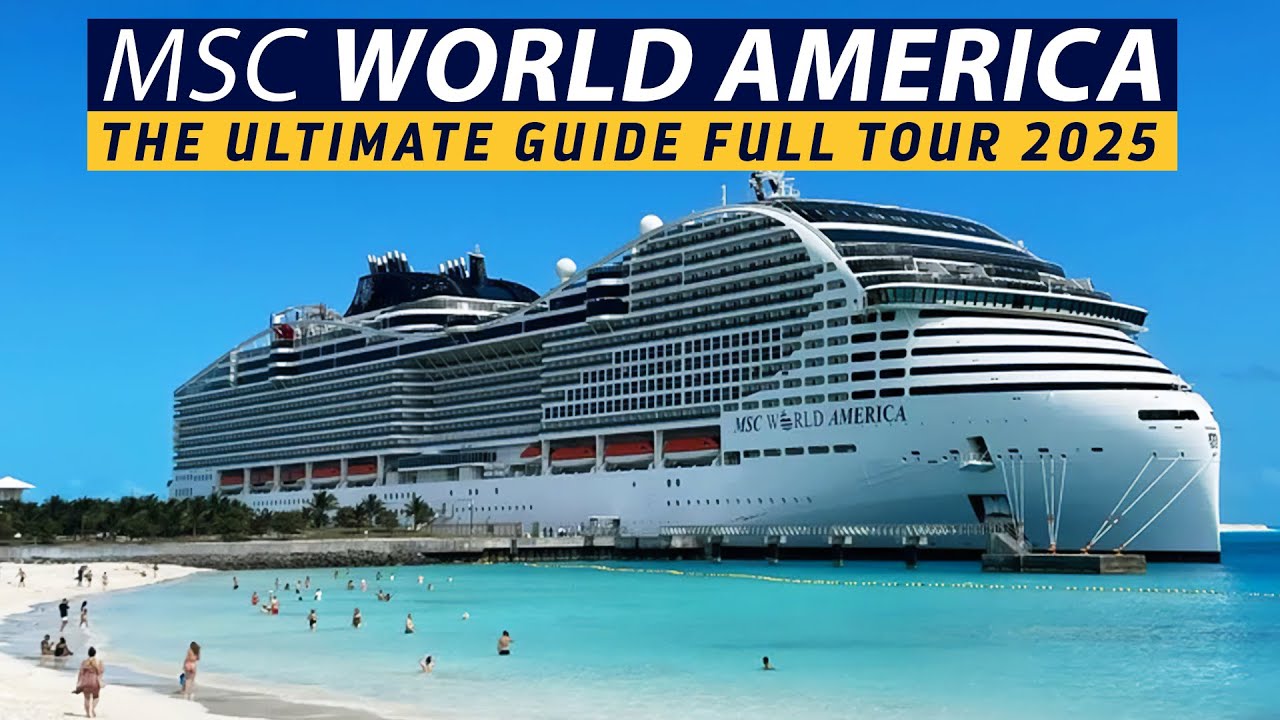 MSC World America Ultimate Guide Ep01 Boarding | MSC World America review 2025