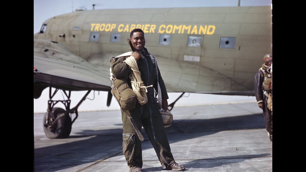 555th Parachute Infantry Battalion in Action (Footage from the Archives)