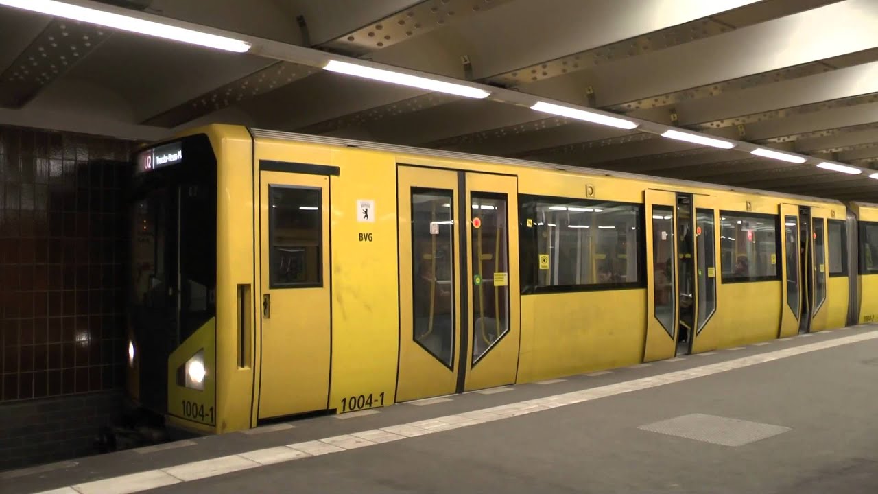 U-Bahn Berlin und Straßenbahn Vinetastraße U2 HD