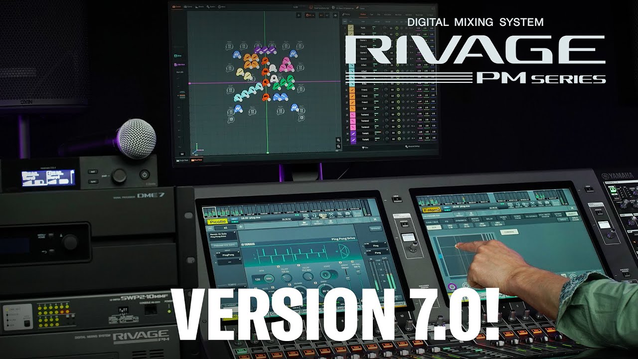 Видеообзор возможностей Yamaha RIVAGE PM — версия 7.0: быстрая, гибкая и захватывающая!