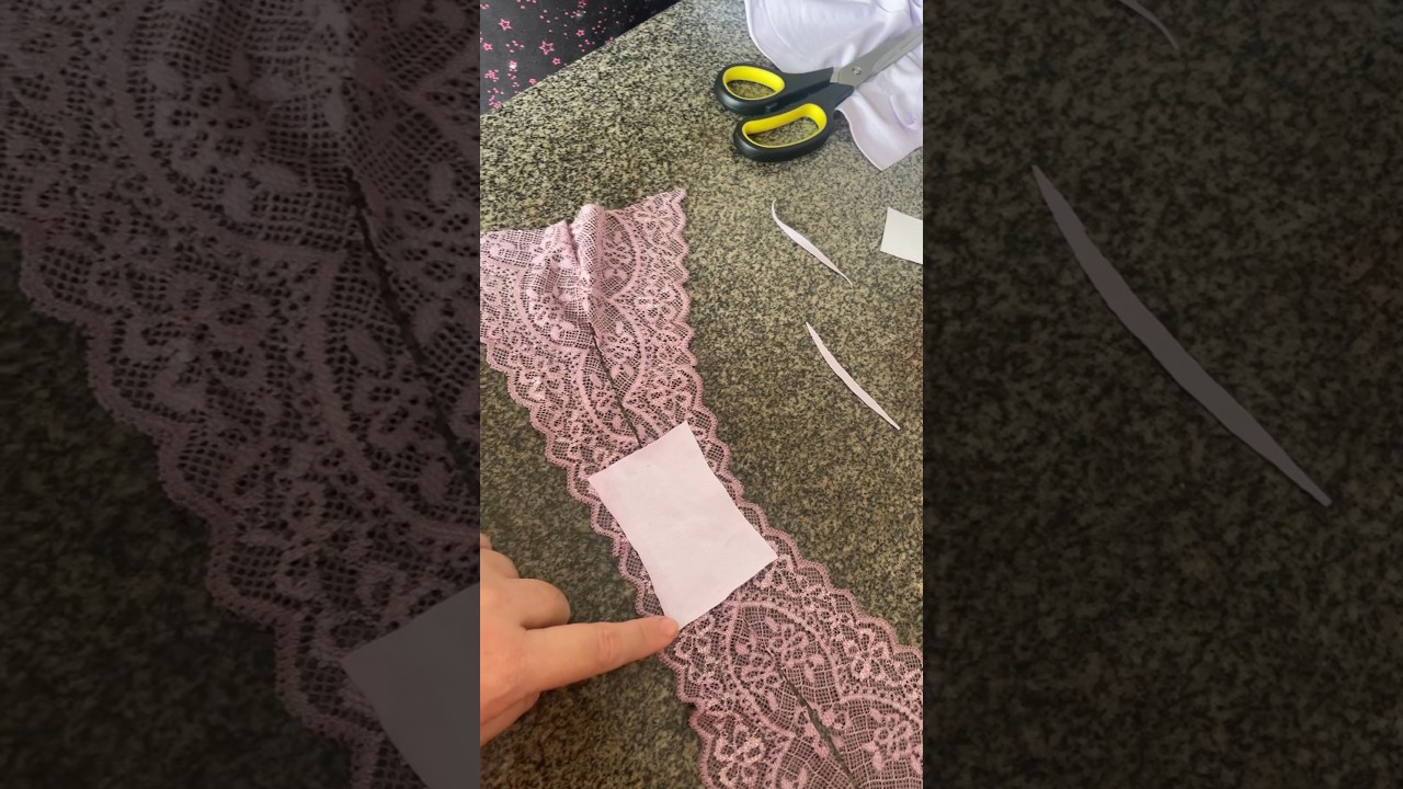 Calcinha f&aacute;cil de fazer, calcinha com pouco material #modaintima #costura #lingerie #moldes #dicas