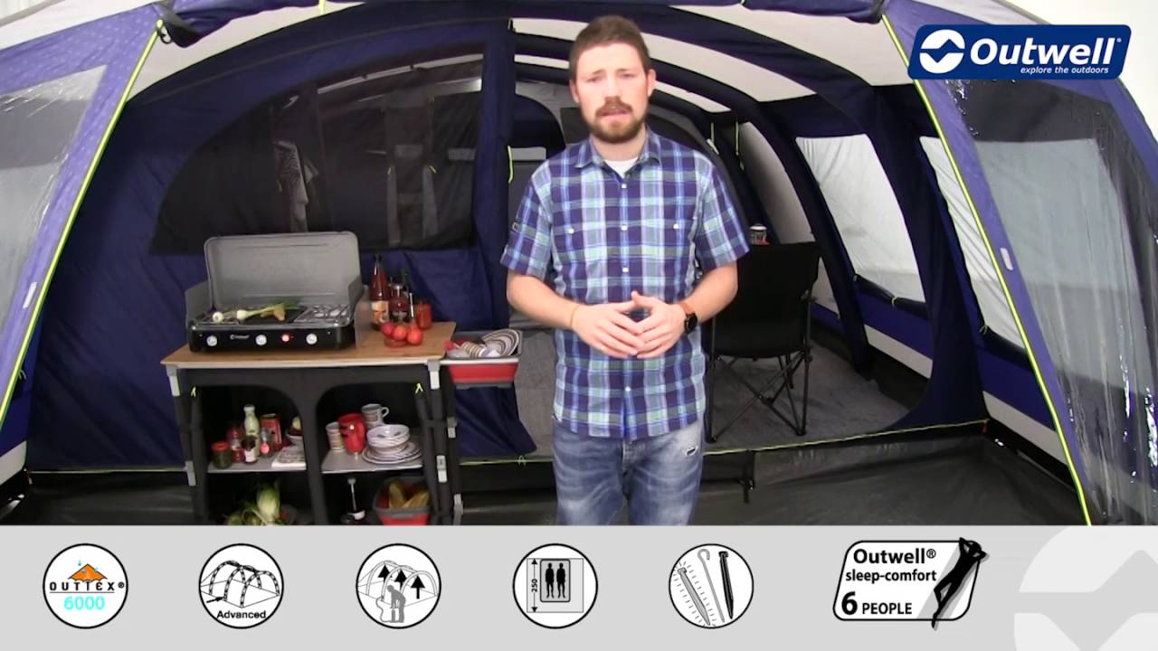 Outwell Vermont 7SA Zelt | Innovative Family Camping - Deutsche Version