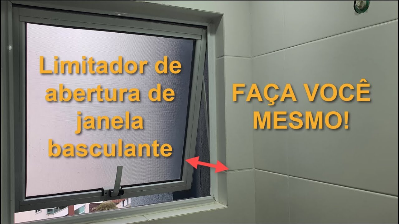 LIMITADOR JANELA BASCULANTE! FAÇA VOCÊ MESMO!