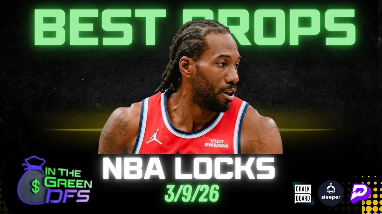BEST NBA PROPS TODAY | BEST 5 BETS | MONDAY 3/9/26 | BONUS BET 🔥