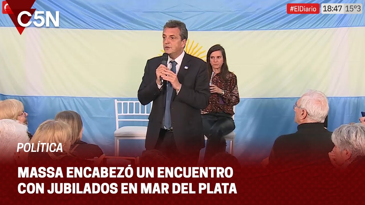 MASSA, junto a JUBILADOS: 