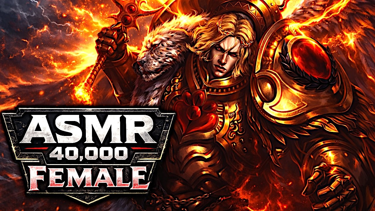 Female Warhammer Lore ASMR | Sanguinius and Blood Angels Explained | Whispered 40k To Sleep To